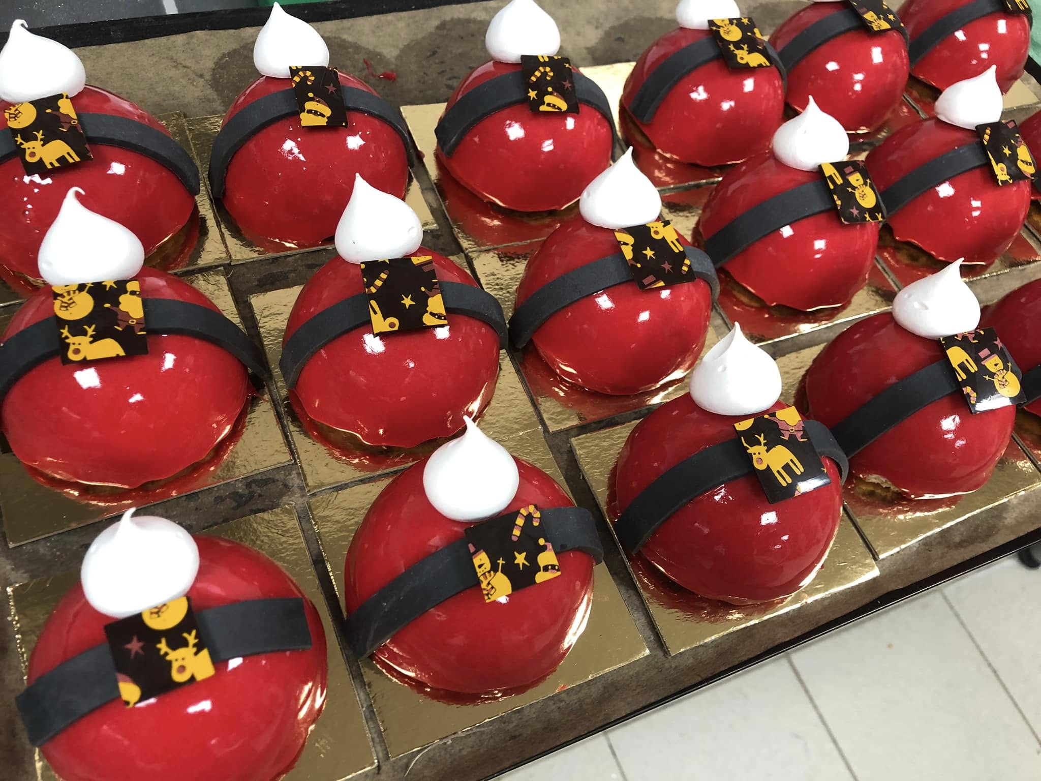 Entremets individuels pâtisserie