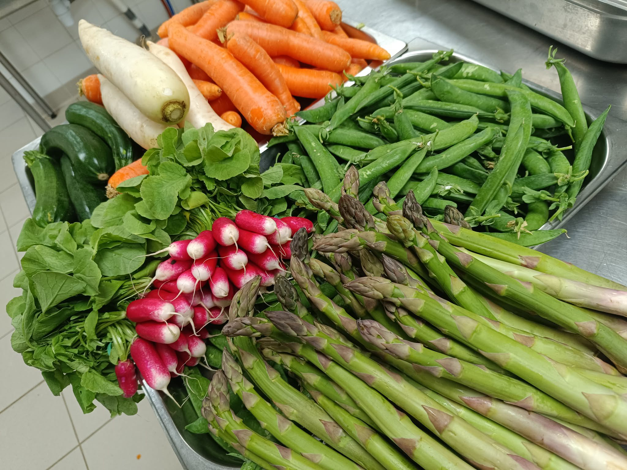 Légumes frais et de saison en cuisine